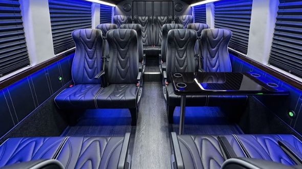 20 passenger sprinter van interior stockton