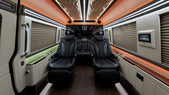 8 passenger sprinter van interior stockton