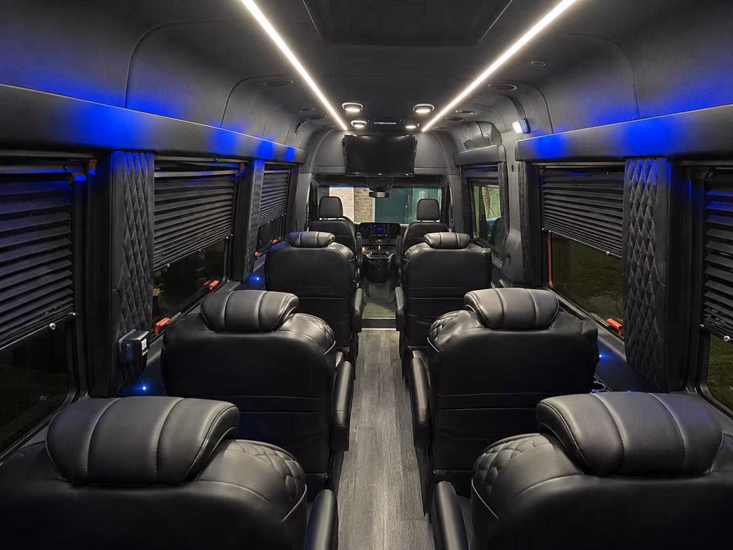 santa clara 12 passenger sprinter van inside