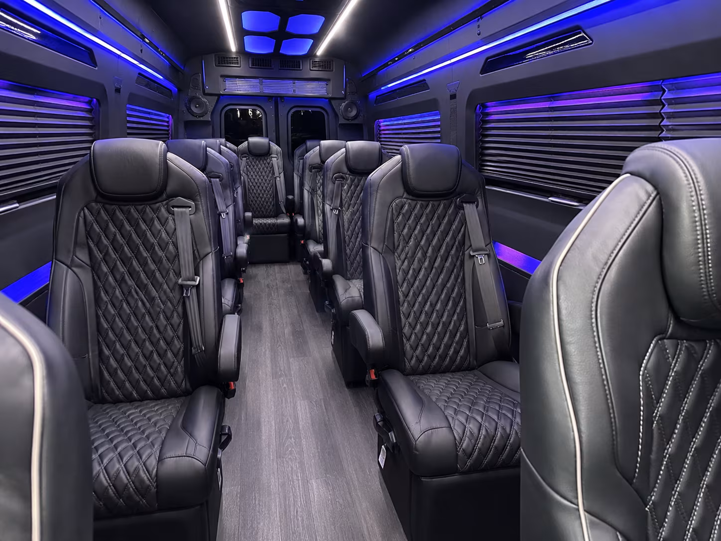 santa clara 12 passenger sprinter van interior