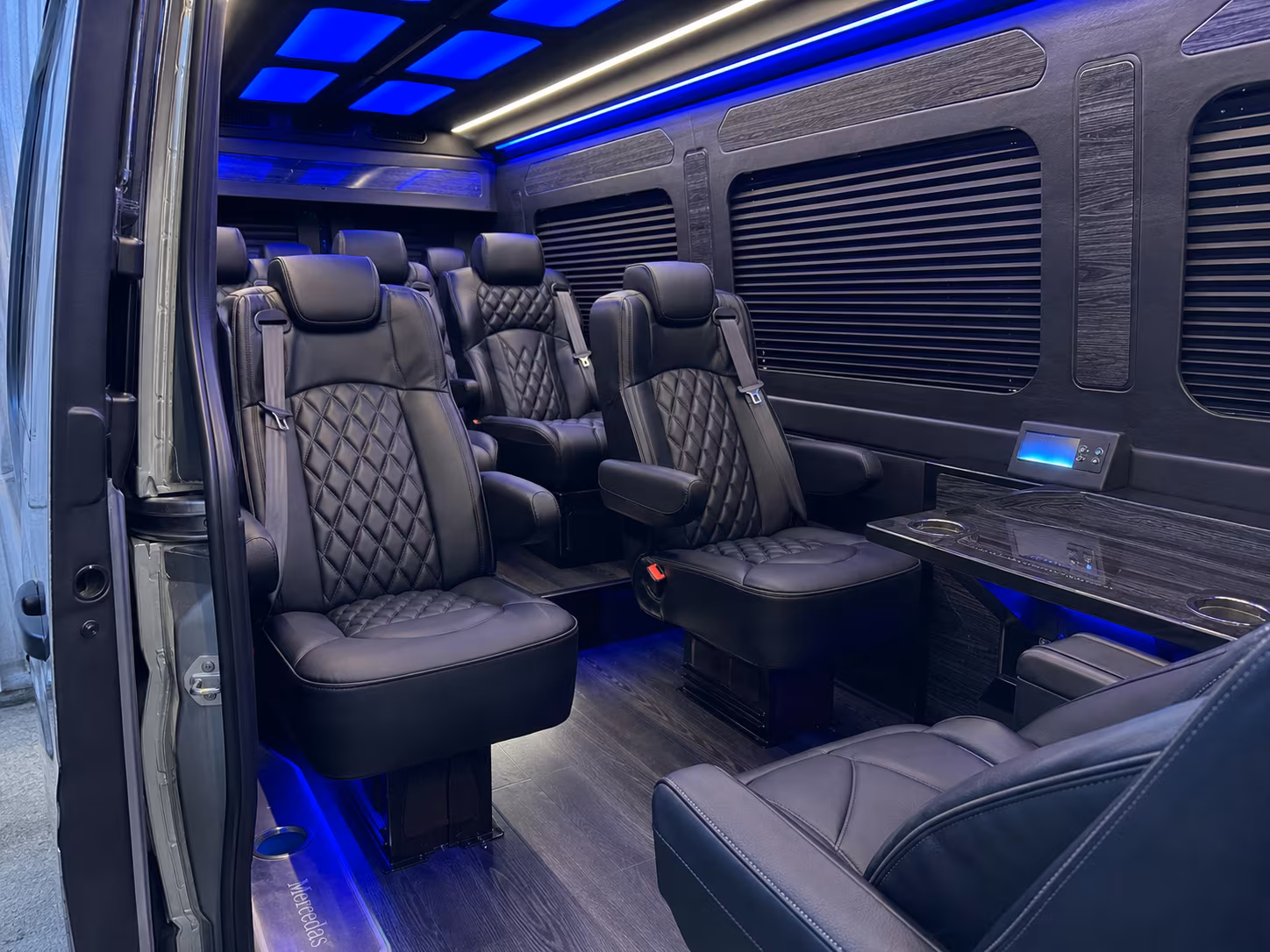 santa clara 18 passenger sprinter van interior