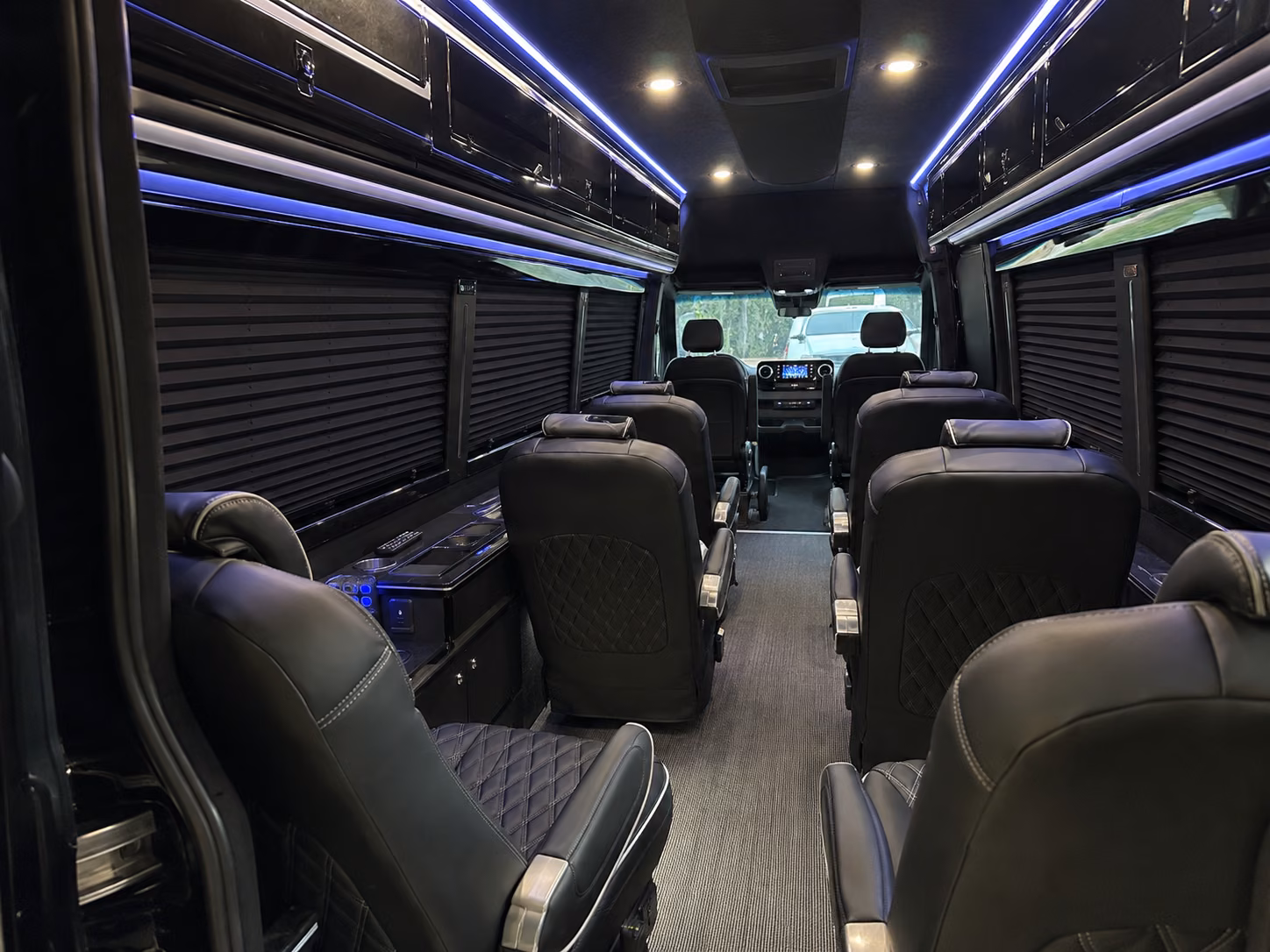 santa clara 20 passenger sprinter van interior