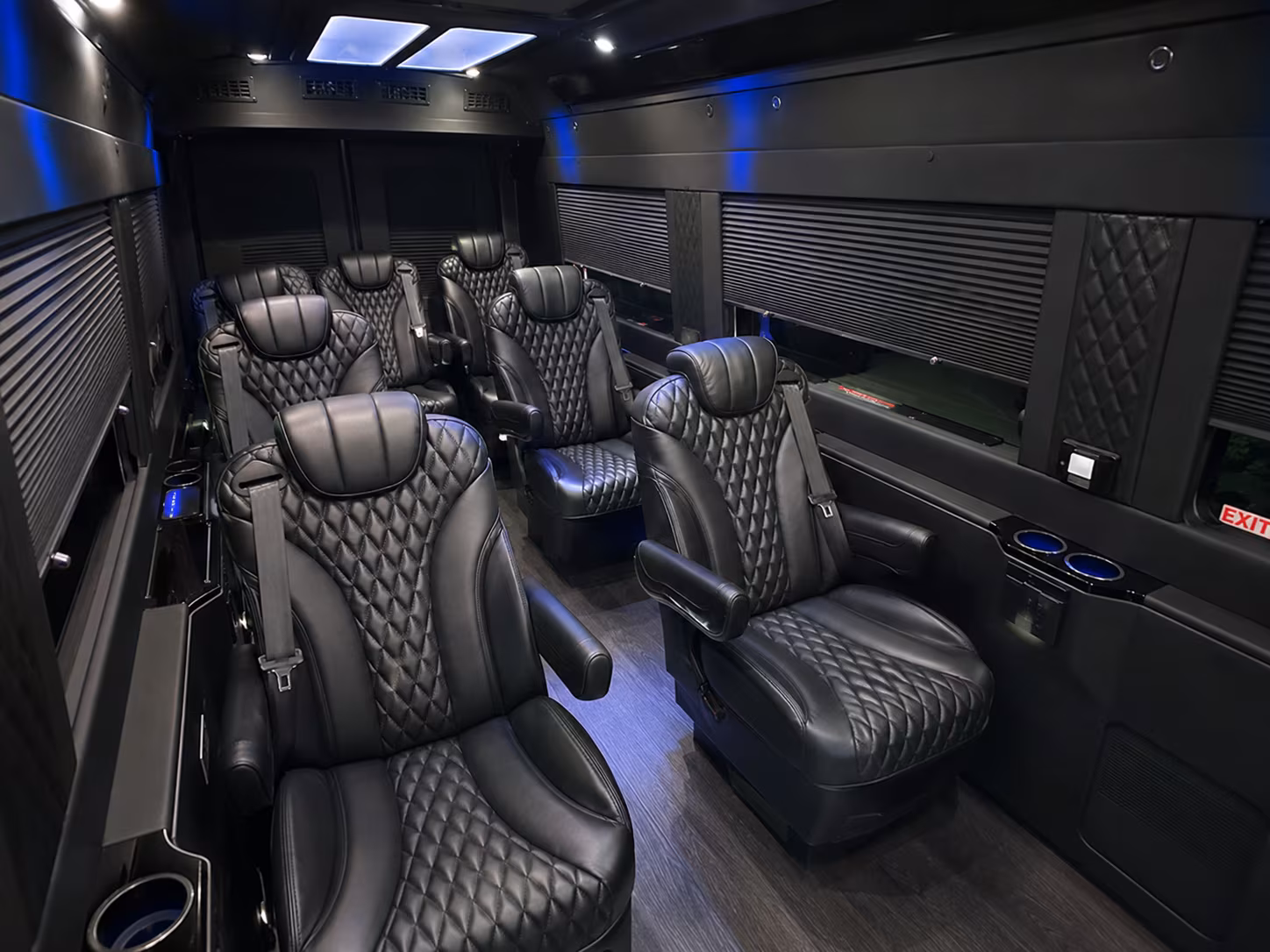santa clara 8 passenger sprinter van inside