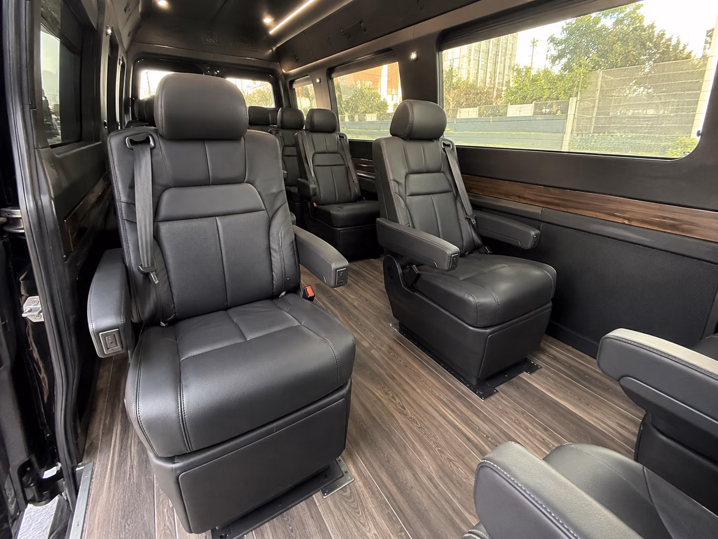 santa clara 8 passenger sprinter van interior